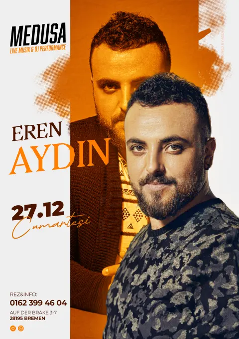 Eren Aydın Medusa Bremen konser afişi